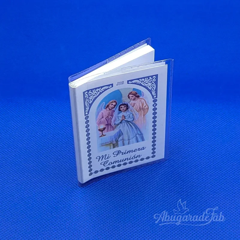 Libro de comunión forrado para niña