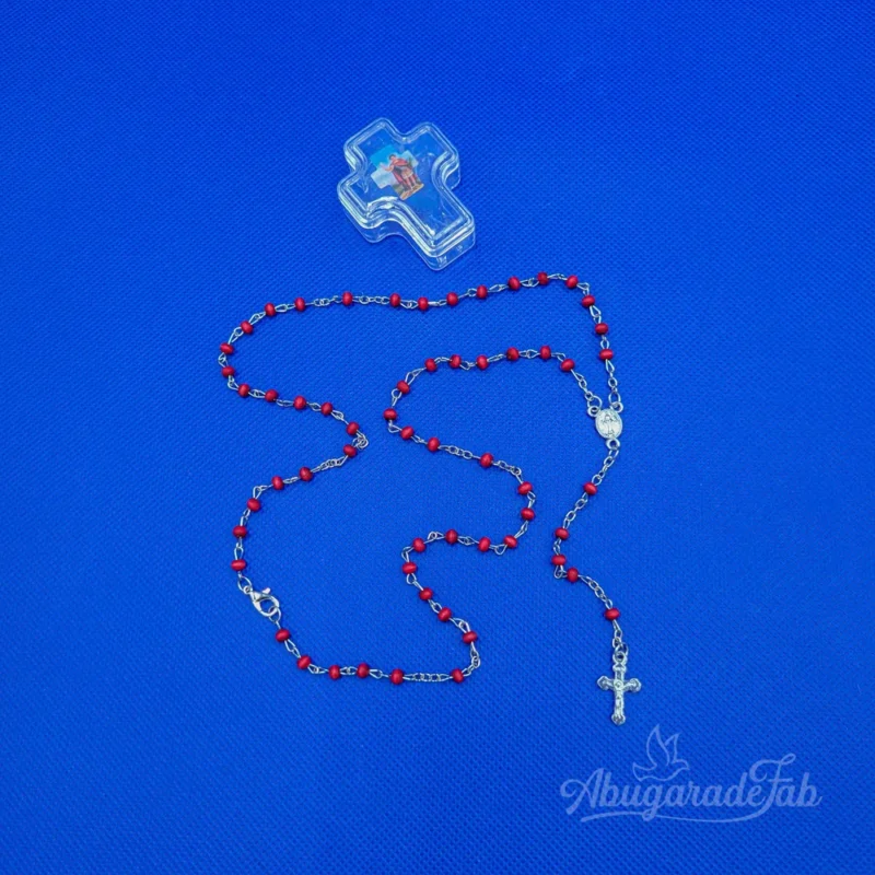Rosario con cajita de cruz